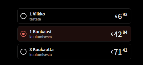 Paljonko IWantU jäsenyys maksaa? hinta